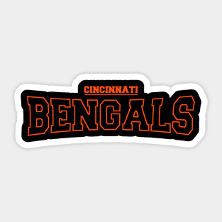 Cincinnati Bengals Sticker